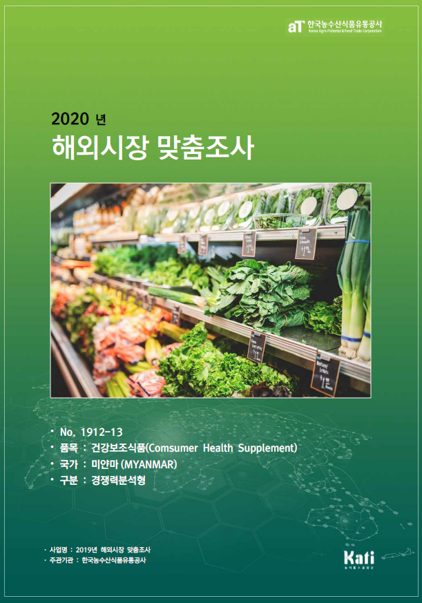 (2019) 미얀마 건강보조식품 보고서_경쟁력분석형 
