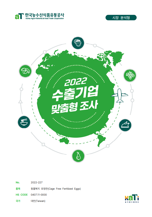 2022 대만 동물복지 유정란 (시장 분석형)